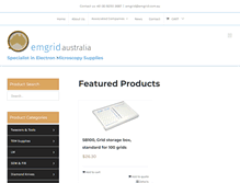 Tablet Screenshot of emgrid.com.au